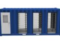 Security turnstile containers