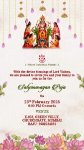 Satyanarayan Pooja