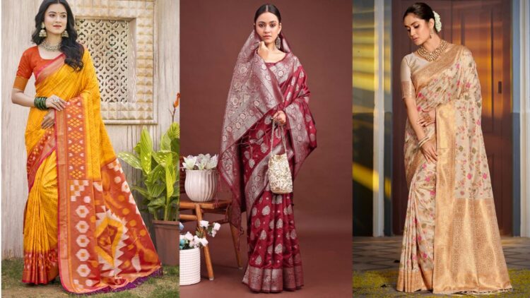 stitched saree